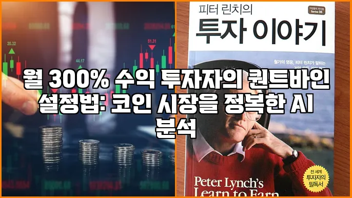 월 300% 수익 투자자의 퀀트바인 설정법: 코인 시장을 정복한 AI 분석