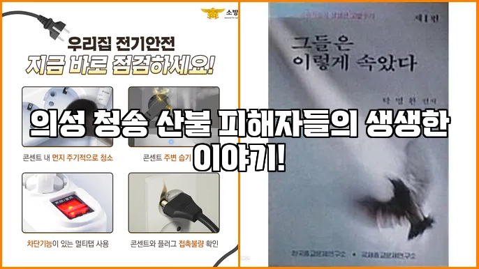 의성 청송 산불 피해자들의 생생한 이야기!