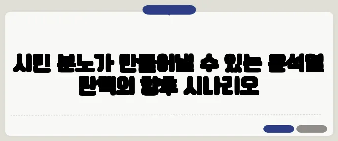 시민 분노가 만들어낼 수 있는 윤석열 탄핵의 향후 시나리오