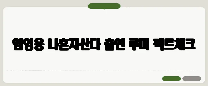 임영웅 나혼자산다 출연 루머 팩트체크