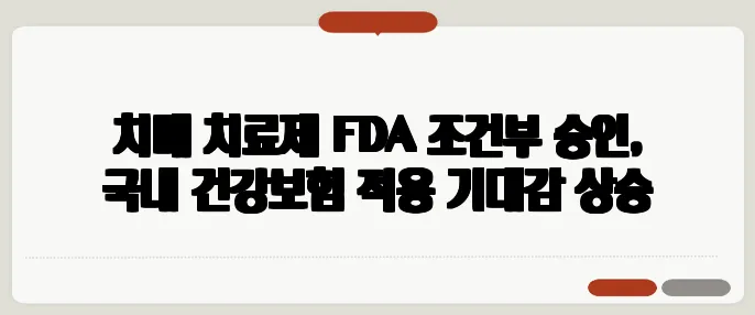 치매 치료제 FDA 조건부 승인, 국내 건강보험 적용 기대감 상승