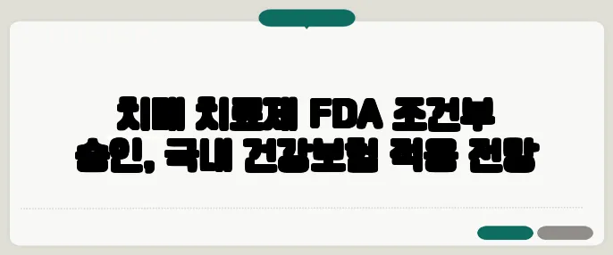치매 치료제 FDA 조건부 승인, 국내 건강보험 적용 전망