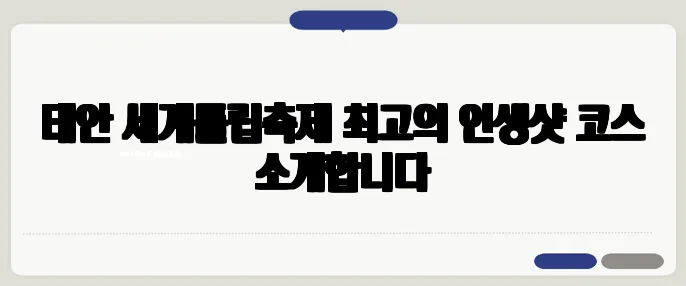 태안 세계튤립축제 최고의 인생샷 코스 소개합니다