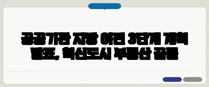 공공기관 지방 이전 3단계 계획 발표, 혁신도시 부동산 꿈틀