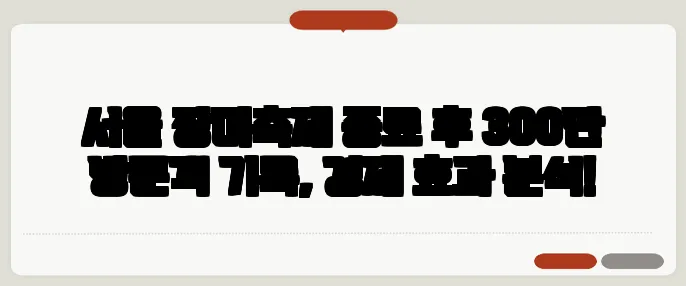 서울 장미축제 종료 후 300만 방문객 기록, 경제 효과 분석!