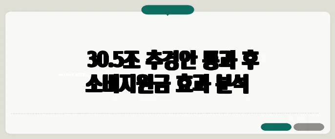 韓 30.5조 추경안 통과 후 소비지원금 효과 분석
